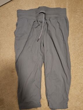 Women's Gray Drawstring Active Pants